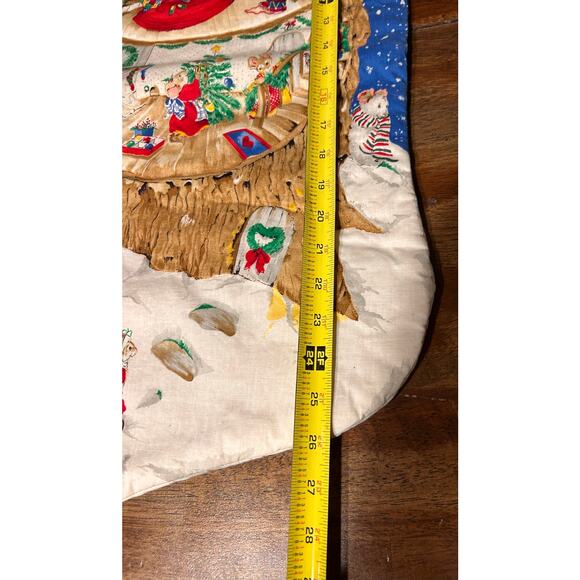Vintage Handcrafted XL Christmas Stocking - Picture 3 of 5
